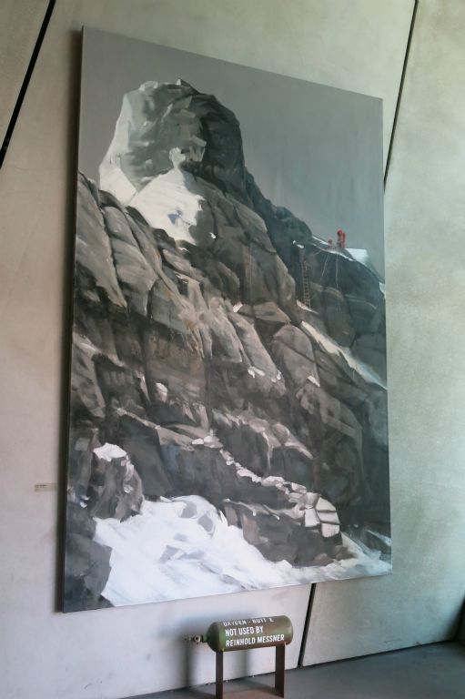 " Dernière marche vers le sommet de l'Everest " peinture de Jürgen Stäudtner en 2014